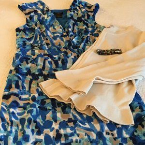 Ann Taylor Petite Ladies Dress Sleeveless Sheath M